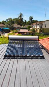 solar water heater เครื่องทำน้ำร้อนพลังงานแสงอาทิตย์ Solar hot water