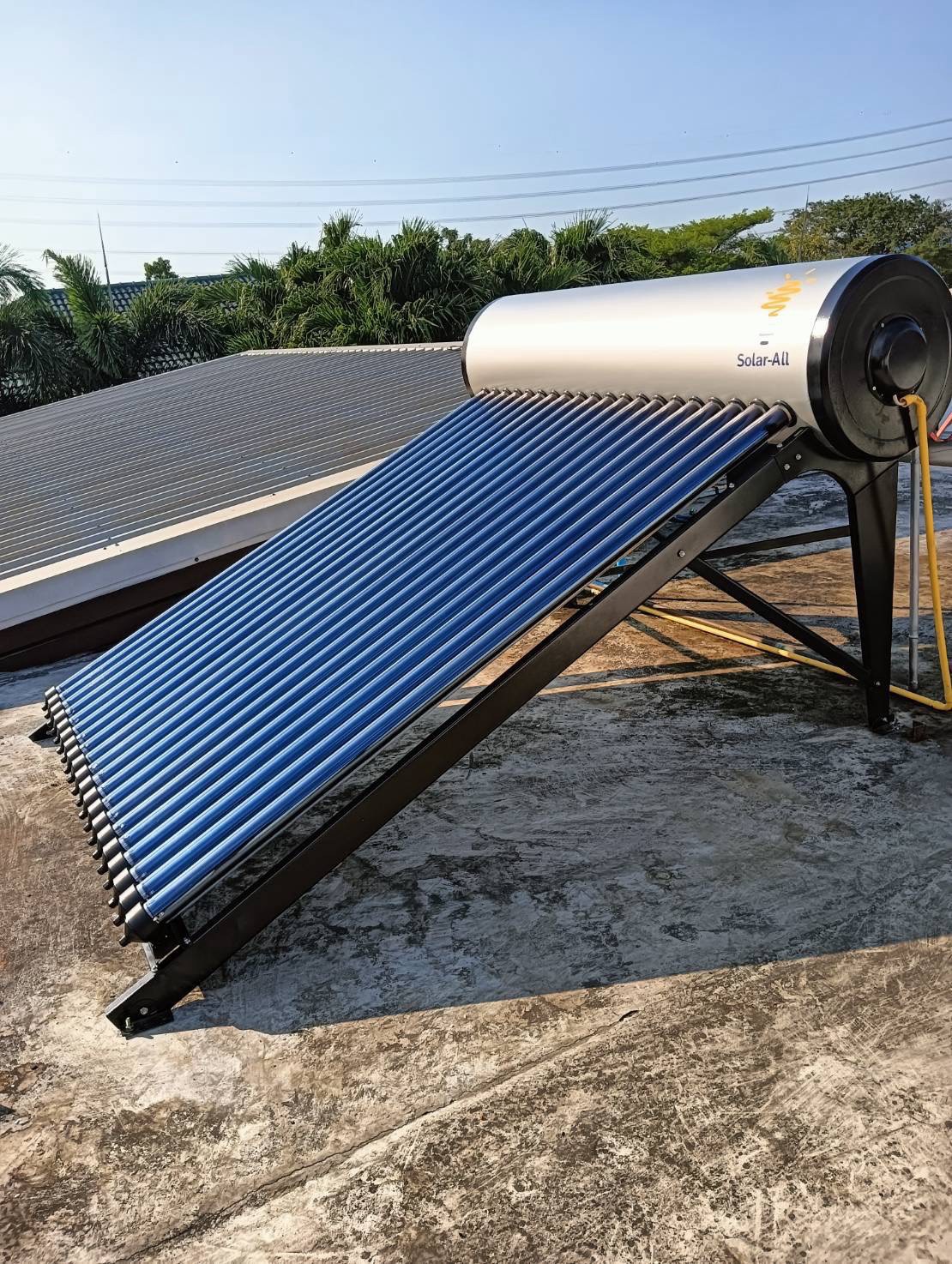 solarall solar water heater เครื่องทำน้ำร้อนพลังงานแสงอาทิตย์