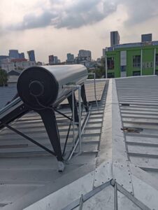 solar water heater เครื่องทำน้ำร้อนพลังงานแสงอาทิตย์ Solarall