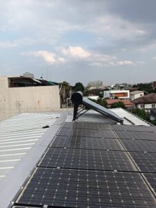 Solarall solar water heater เครื่องทำน้ำร้อนพลังงานแสงอาทิตย์