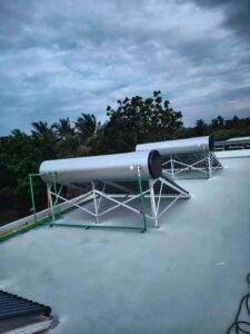 Solarall solar water heater เครื่องทำน้ำร้อนพลังงานแสงอาทิตย์