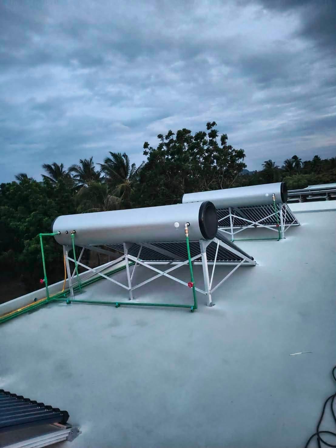 Solarall solar water heater เครื่องทำน้ำร้อนพลังงานแสงอาทิตย์