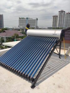 solar water heater เครื่องทำน้ำร้อนพลังงานแสงอาทิตย์ Solarall